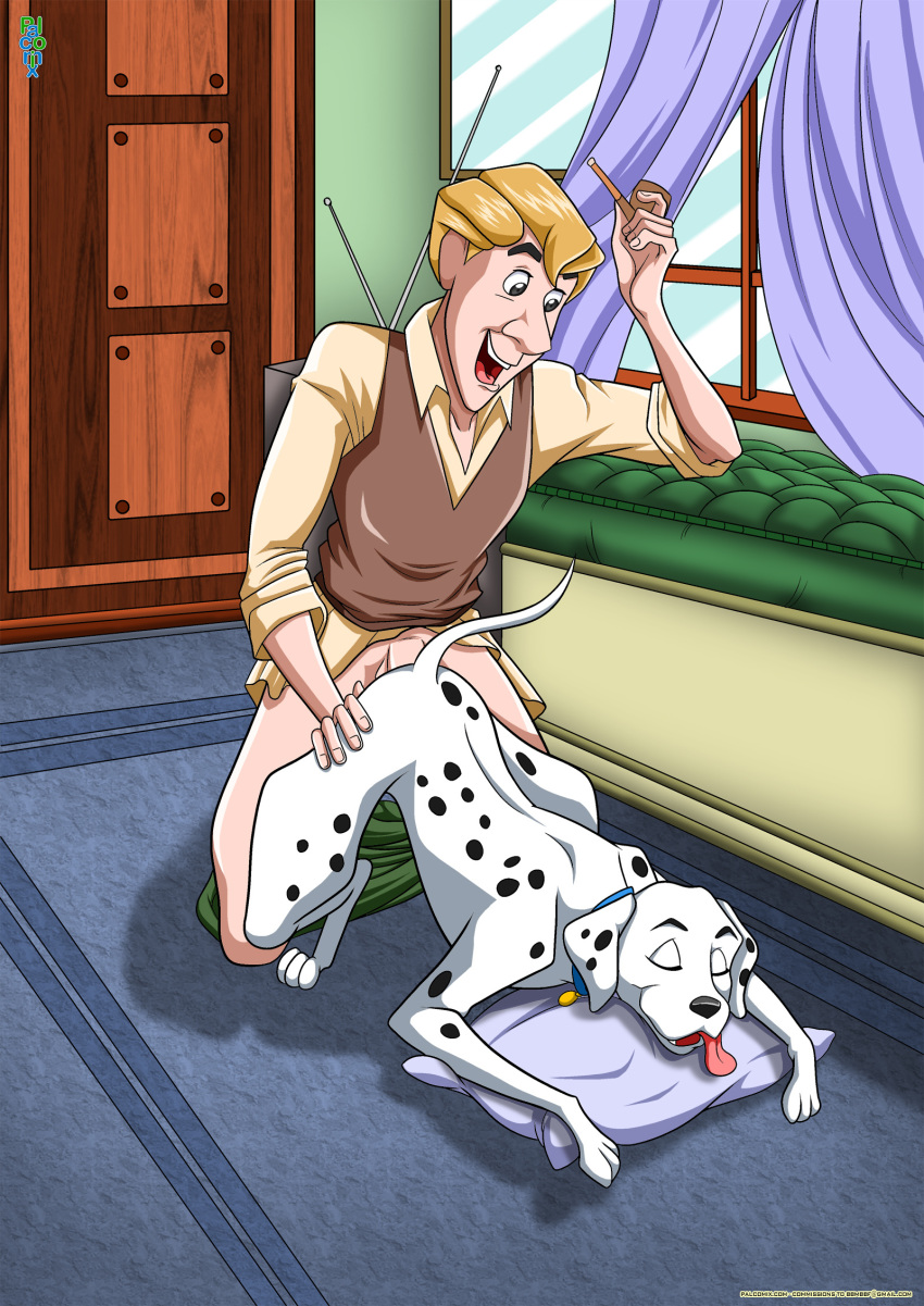 101_dalmatians bbmbbf beastiality canine disney dog from_behind palcomix perdita roger_radcliffe tagme