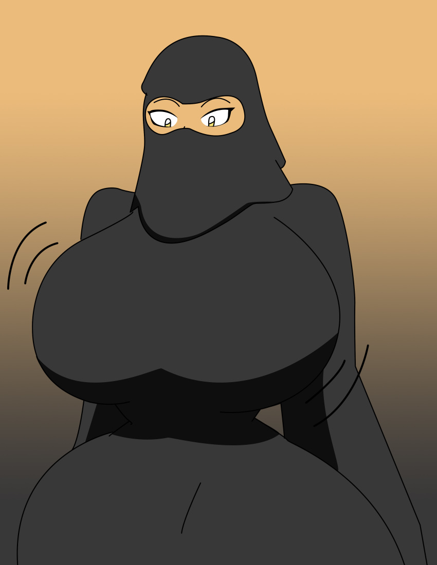 1girl arab big_breasts breasts burqa dust dust_(x-men) female female_only igphhangout marvel muslim solo sooraya_qadir x-men