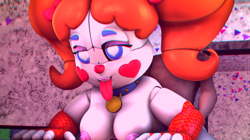 1boy 1girl circus_baby five_nights_at_freddy's five_nights_at_freddy's:_sister_location fucked_silly nude sex sexbot_circus_baby unseen_male_face
