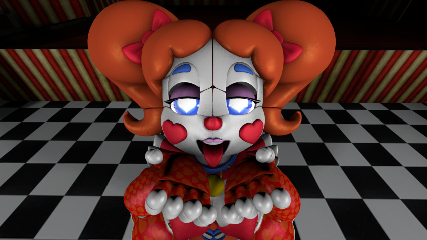 circus_baby five_nights_at_freddy's five_nights_at_freddy's:_sister_location looking_at_viewer open_mouth sexbot_circus_baby tongue
