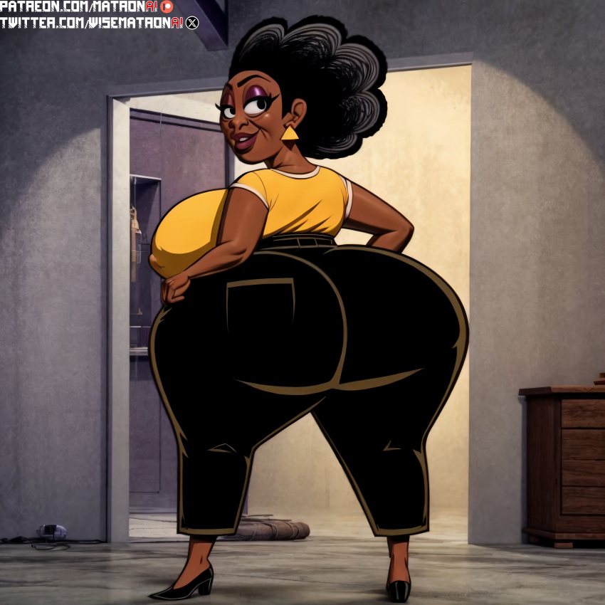 1girl 1girl 1girl 4k ai_generated bbw big_ass big_ass big_breasts big_breasts breasts chubby chubby_female clothing dark-skinned_female dark_body dark_skin disney disney_channel female_focus female_only gilf gmilf granny high_res large_ass large_butt larger_female marvel massive_ass massive_breasts massive_butt massive_thighs matronai_(artist) mature mature_female mature_woman mimi_lafayette moon_girl_and_devil_dinosaur nipples old_woman older_female patreon patreon_username pinup plump solo_female solo_focus ssbbw stable_diffusion thick thick_ass thick_legs thick_thighs twitter_username