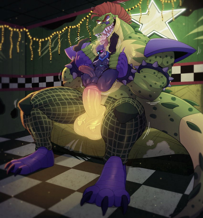 2022 3_toes 5_toes abs alligator alligatorid anal anal_penetration animatronic anthro anthro_on_bottom anthro_penetrating anthro_penetrating_humanoid armband ball_size_difference balls bareback biceps big_balls big_dom_small_sub big_muscles big_penis bodily_fluids bracelet breath claws clothing crocodilian dominant duo erection eyebrows feet fingerless_gloves five_nights_at_freddy's five_nights_at_freddy's:_security_breach full_nelson furniture genitals gloves green_body hair handwear high_res huge_balls huge_muscles huge_penis humanoid humanoid_on_anthro humanoid_on_top humanoid_penetrated inside jewelry kidde_jukes larger_anthro leg_grab legs_up long_penis machine male male/male male_on_bottom male_on_top male_penetrated male_penetrating male_penetrating_male markings mohawk montgomery_gator_(fnaf) motion_lines muscular muscular_anthro muscular_humanoid muscular_male narrowed_eyes nipples non-mammal_balls nude on_bottom on_sofa on_top open_mouth open_smile pecs penetration penile penile_penetration penis penis_in_ass penis_size_difference red_hair reptile robot robot_humanoid scalie scarf scottgames sex sharp_claws sharp_teeth shoulder_pads sitting size_difference smaller_humanoid smaller_penetrated smile sofa spiked_armband spiked_bracelet spikes steel_wool_studios stretched_anus sweat teeth thick_penis thick_thighs toes tongue tongue_out wao_(e-zoid)