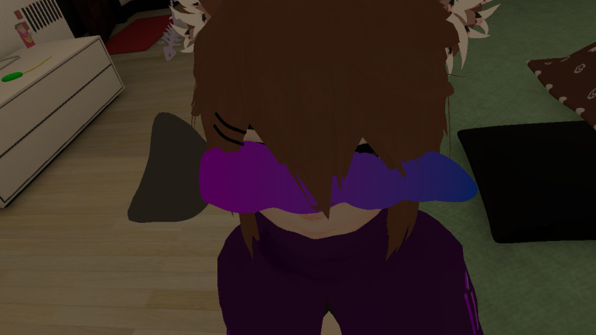 brown_hair catboy dildo femboy freckles self_upload these_aren't_my_glasses vrchat