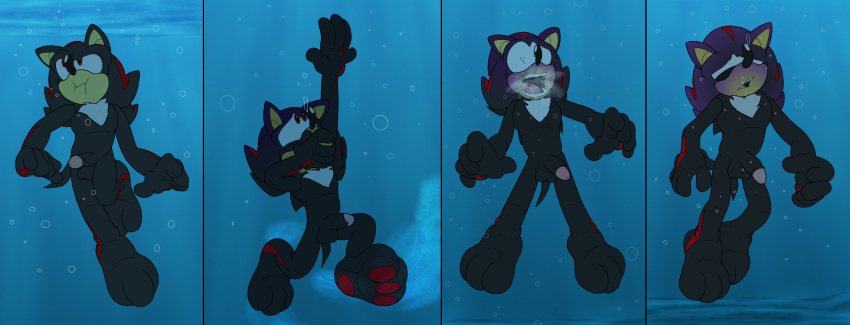 1boy anthro asphyxiation balls barefoot death drowning erection feet freediving furry hedgehog male nude ocean paws penis sea sega shadow_the_hedgehog skinny_dipping snuff solo sonic_(series) sonic_the_hedgehog_(series) stryker1187 swimming tagme underwater water