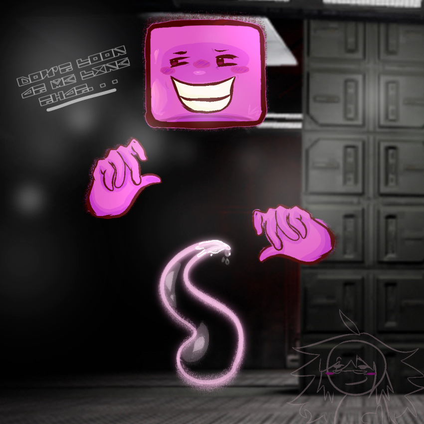 artist_request blushing_at_viewer breathing floating_hands invisible_man jeremy_(regretevator) nervous_smile pink_skin regretevator roblox roblox_game see-through_penis source_request stolen_art tagme tentacle_penis