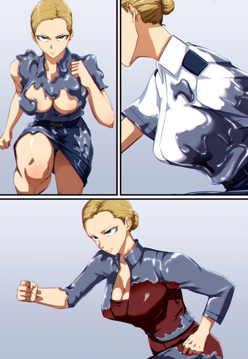1girl 1girl android big_breasts blonde_hair blue_eyes breasts female_focus high_res khear long_hair patreon patreon_paid patreon_reward robot robot_girl solo_female t-x tagme terminator terminator_3:_rise_of_the_machines