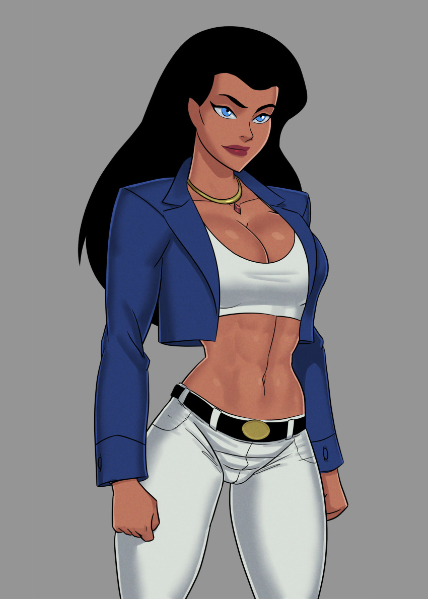 1girl 1girl big_breasts black_hair blue_eyes breasts comic_book_character demigod diana_prince female_focus high_res justice_league_unlimited mature mature_female patreon patreon_paid patreon_reward short_hair solo_female sunsetriders7 superheroine tagme wonder_woman