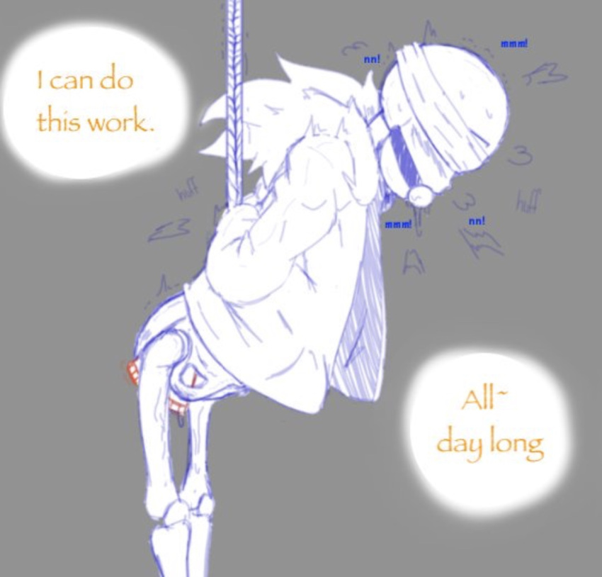 animated_skeleton artist_request ball_gag blindfold blindfolded bottom_sans bottomless dildo english_text fontcest grey_background incest kidnapped male_only monochrome monster muffled out_of_frame papyrus papyrus_(font) papyrus_(undertale) papysans sans sans_(undertale) seme_papyrus simple_background skeleton solid_color_background solo_focus speech_bubble text text_bubble tied_arms tied_up top_papyrus uke_sans undead undertale undertale_(series) unseen_character vibrator