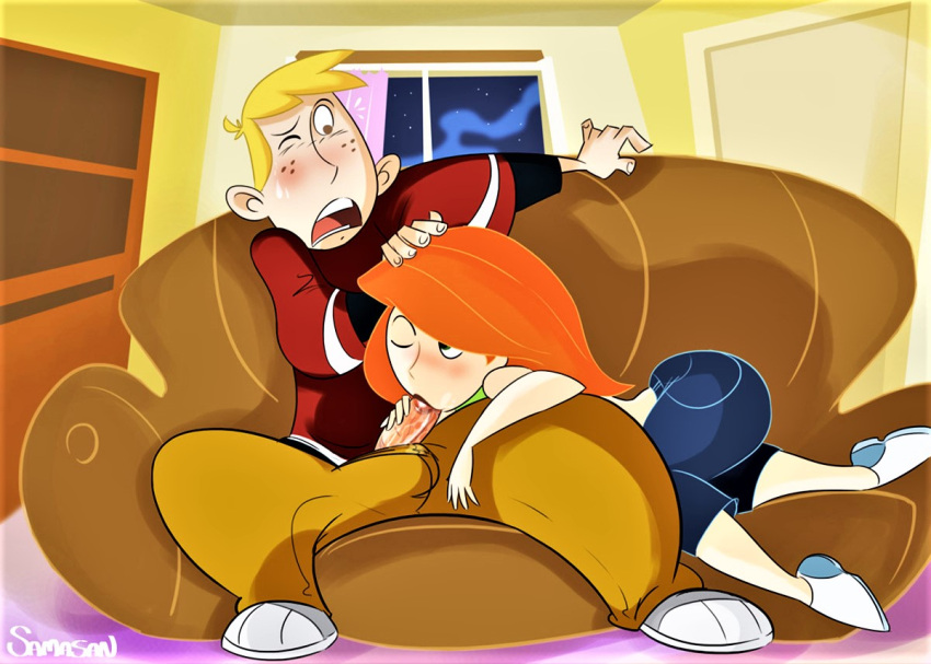 big_penis erect_penis fellatio kim_possible kimberly_ann_possible ron_stoppable