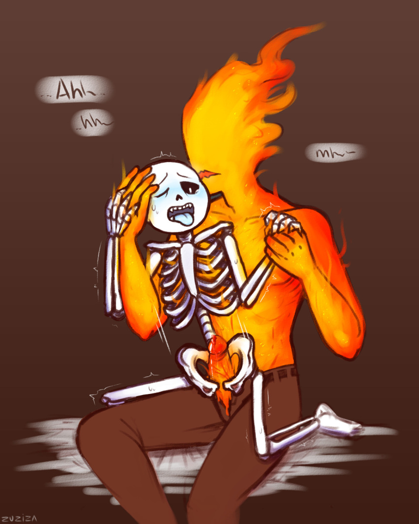 animated_skeleton big_dom big_dom_small_sub bigger_dom bigger_dom_smaller_sub bigger_male bottom_sans brown_background duo fire_elemental grillby grillby_(undertale) grillsans holding_hands larger_male male male_only male_penetrating monster naked nude orange_body orange_penis partially_clothed partially_clothed_male penetration penis sans sans_(undertale) seme_grillby sex simple_background sitting sitting_position skeleton small_sub small_sub_big_dom smaller_penetrated smaller_sub smaller_sub_bigger_dom top_grillby topless topless_male uke_sans undead undertale undertale_(series) yaoi zuziza