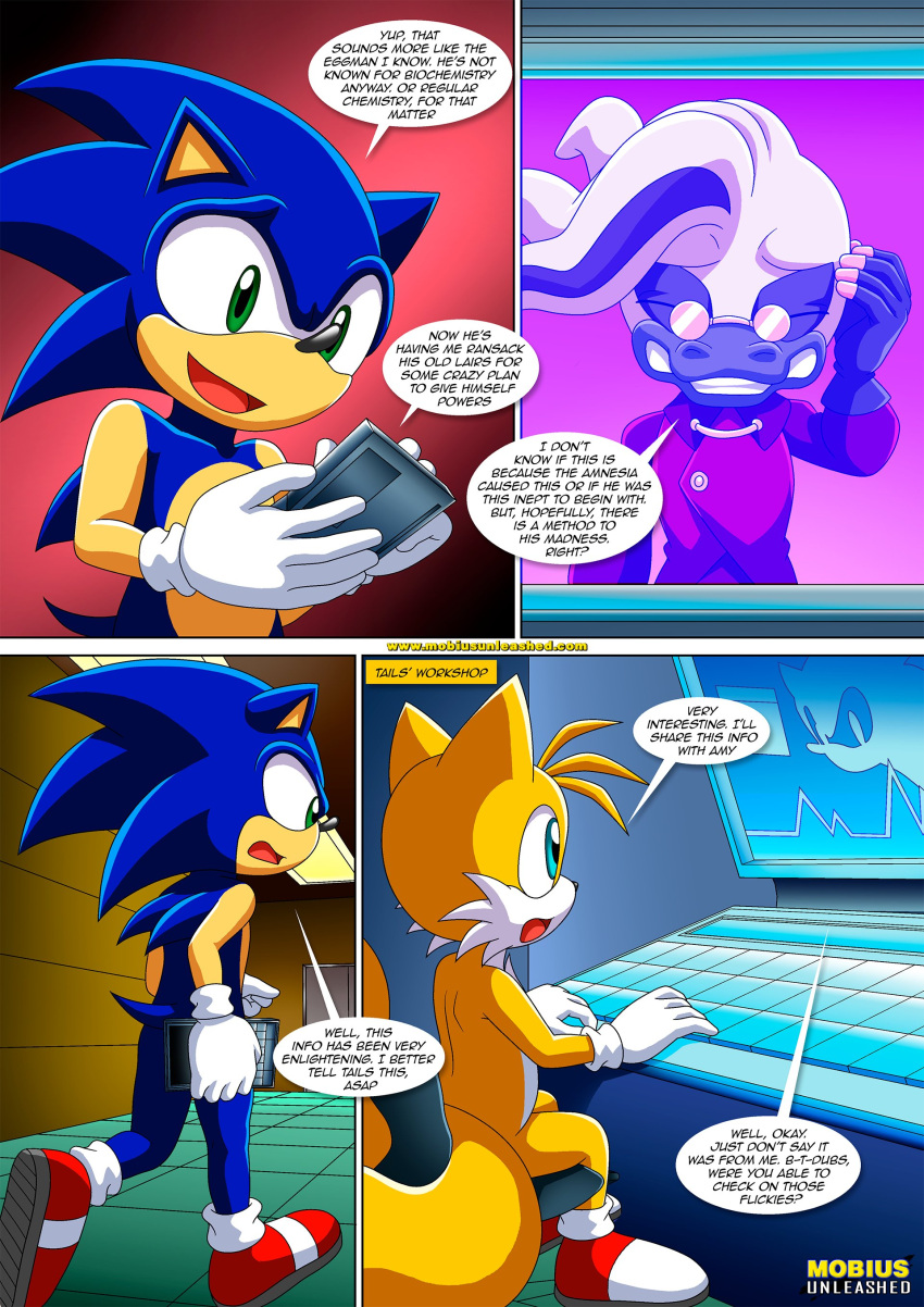 bbmbbf comic dr._starline idw_publishing miles_"tails"_prower mobius_unleashed palcomix sega sonic_the_hedgehog sonic_the_hedgehog_(series) the_mayhem_of_the_kinky_virus
