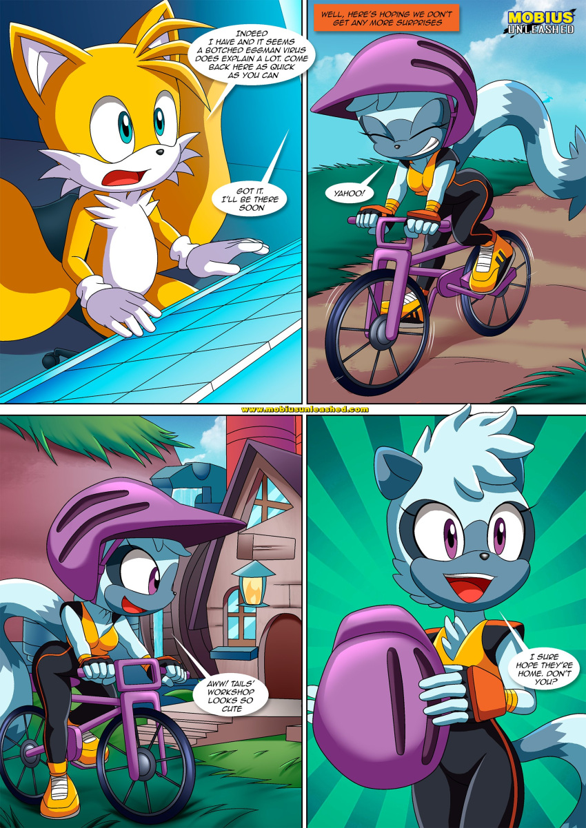 bbmbbf comic idw_publishing miles_"tails"_prower mobius_unleashed palcomix sega sonic_the_hedgehog_(series) tangle_the_lemur the_mayhem_of_the_kinky_virus