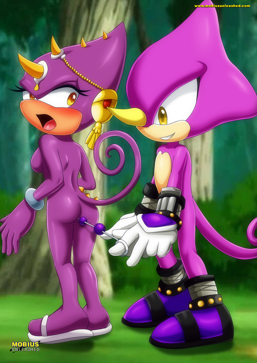 anal_beads archie_comics bbmbbf bride_of_constant_vigil espio_the_chameleon mobius_unleashed mother_and_son palcomix sega sonic_the_hedgehog_(series)