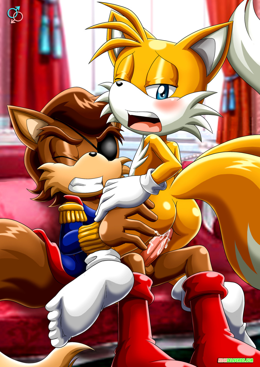 amadeus_prower bbmbbf male/male miles_"tails"_prower mobius_unleashed palcomix rear_deliveries sega sonic_the_hedgehog_(series) yaoi