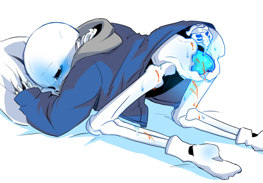 2020s 2021 animated_skeleton blue_blush blue_hoodie blue_jacket bottom_sans brothers clothed crying cum_on_lower_body doggy_position ectoplasm ectopussy fontcest hooded_jacket hoodie jacket orange_cum papysans pixiv_id_3871107 pussy sans sans_(undertale) sweat uke_sans undertale undertale_(series) unseen_character