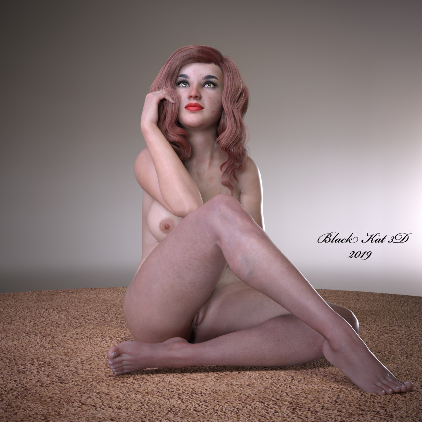 black-kat-3d-studio breasts female nude solo vulva