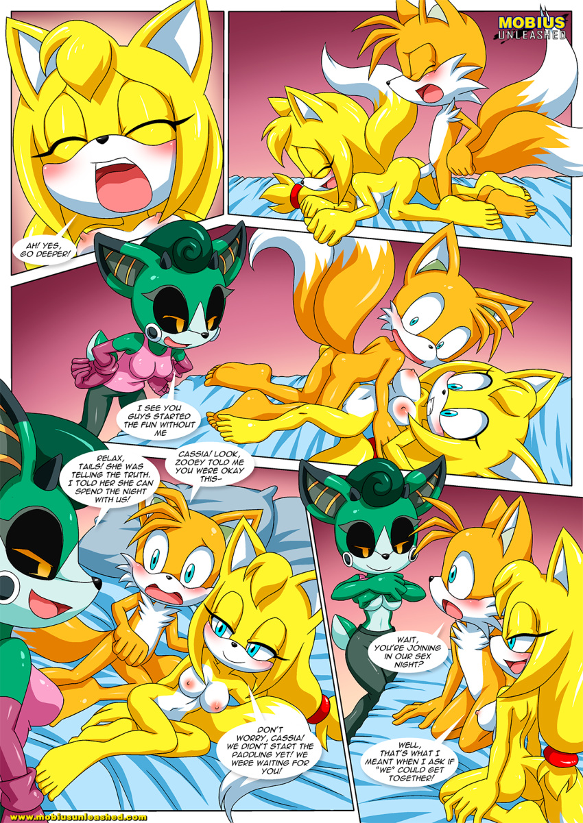 archie_comics bbmbbf cassia_the_pronghorn miles_"tails"_prower mobius_unleashed palcomix sega sonic's_guide_to_spanking sonic_(series) sonic_boom sonic_the_hedgehog_(series) tagme zooey_the_fox