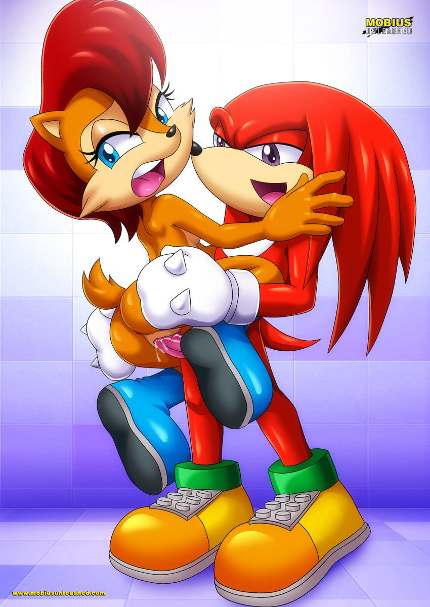 archie_comics bbmbbf furry knuckles_the_echidna mobius_unleashed palcomix sally_acorn sega