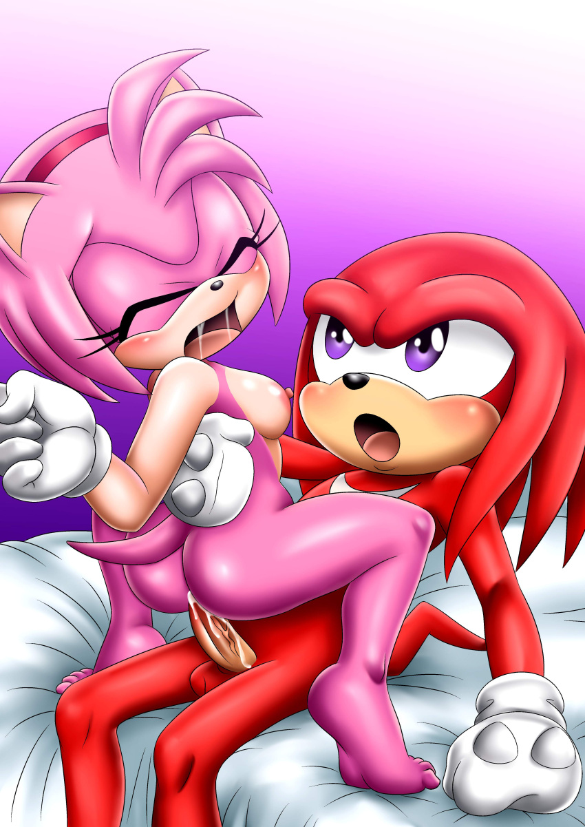 amy_rose bbmbbf knuckles_the_echidna mobius_unleashed palcomix pietro's_secret_club sega sonic_the_hedgehog_(series)