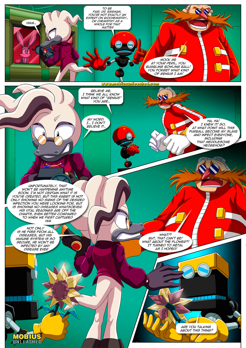 bbmbbf comic cubot dr._eggman dr._starline idw_publishing mobius_unleashed orbot palcomix sega sonic_the_hedgehog_(series) the_mayhem_of_the_kinky_virus