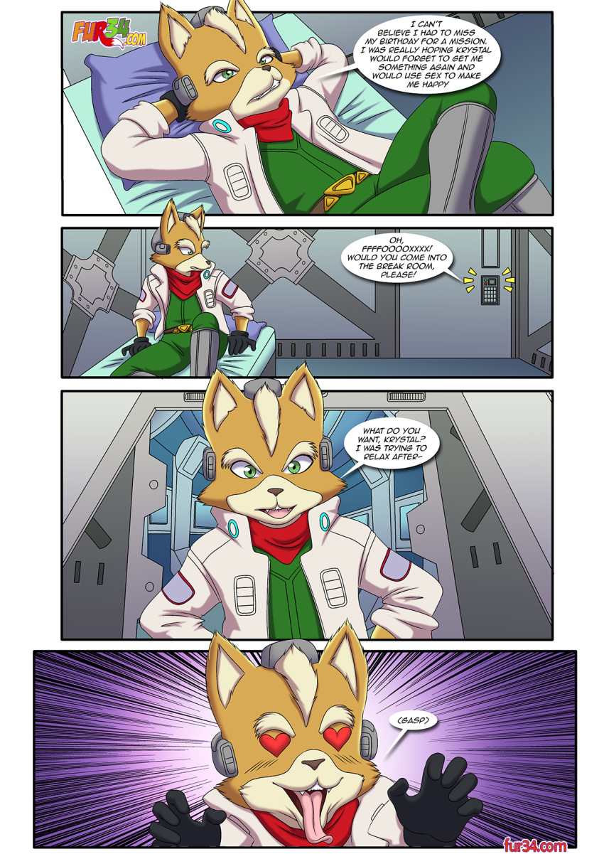 bbmbbf comic dialogue fox's_best_birthday_party_ever! fox_mccloud fur34 fur34* heart_eyes nintendo palcomix resting star_fox tongue_out