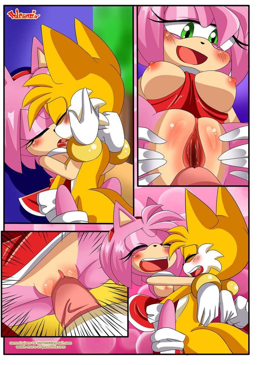 amy_rose bbmbbf miles_"tails"_prower mobius_unleashed palcomix sega sonic_the_hedgehog_(series) tagme
