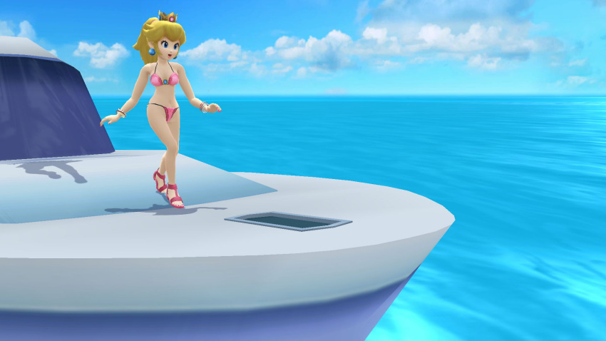 belly_button bikini boat hanxulz princess_peach