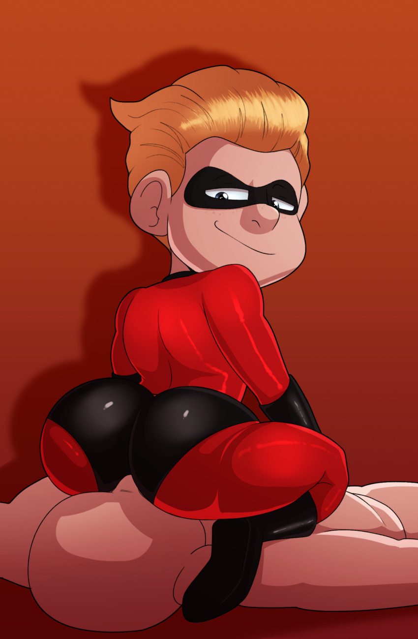anonymous dash_parr facesitting male_facesitting the_incredibles