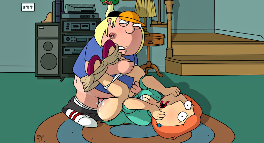badbrains chris_griffin cum cum_in_orifice cum_in_pussy family_guy hat incest lois_griffin mother's_duty mother_and_son rape vaginal