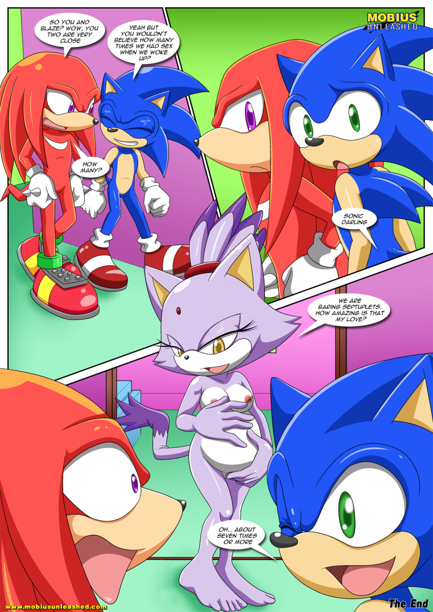 bbmbbf blaze_the_cat breasts feet impregnate impregnated impregnation interspecies_pregnancy knuckles_the_echidna mobius_unleashed palcomix pregnancy pregnant pregnant_belly pregnant_female sega sonic_(series) sonic_the_hedgehog sonic_the_hedgehog_(series) the_sonaze_beginning