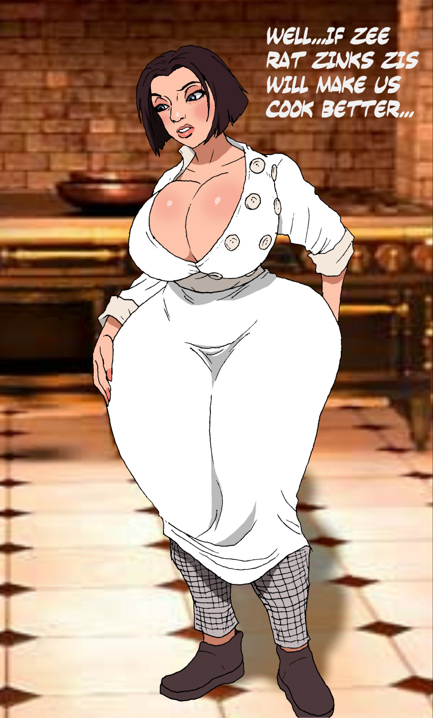 ass big_ass big_breasts bitch breasts clothes colette_tatou jay-marvel ratatouille wide_hips