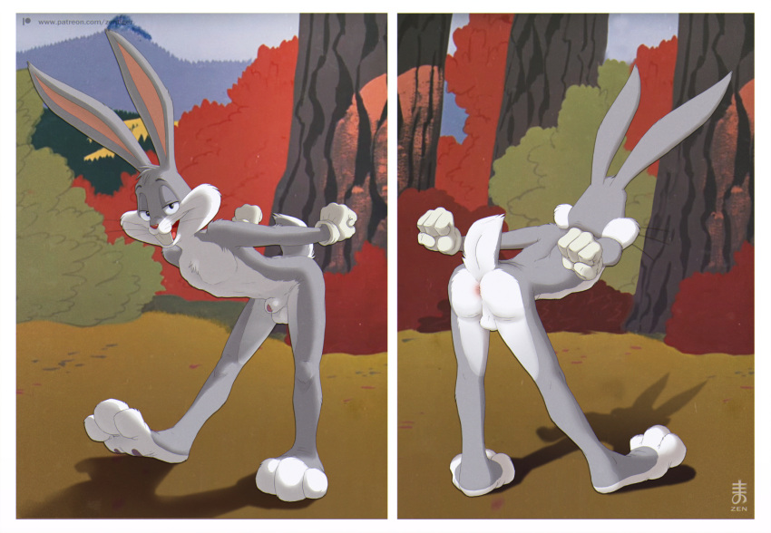1boy anthro bugs_bunny furry looney_tunes male male_only rabbit tagme warner_brothers yaoi zen_(artist)