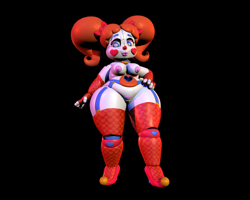 circus_baby five_nights_at_freddy's sexbot_circus_baby sister_location thick_thighs wide_hips