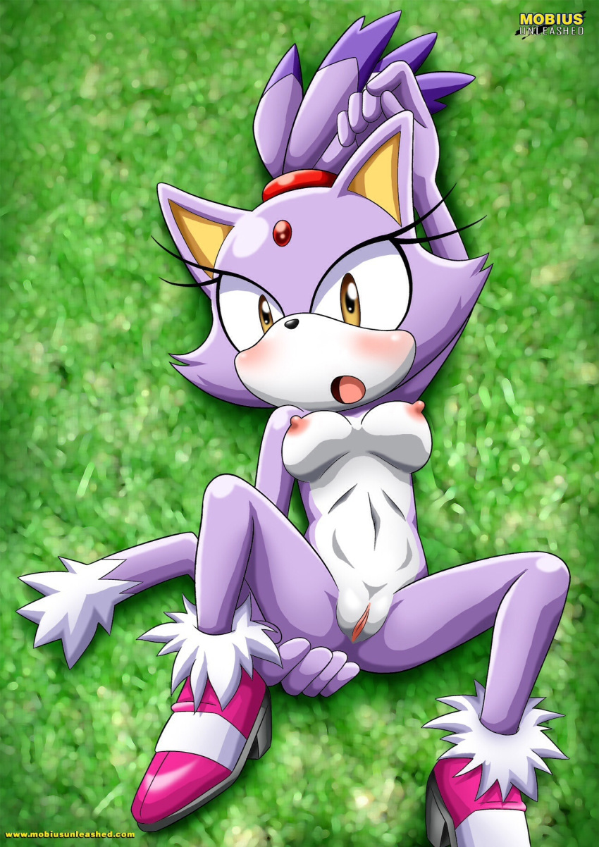 1girl areolae asking_for_it ass bbmbbf blaze_the_cat blush breasts feline female hair hand_on_ass horny looking_at_viewer mobius_unleashed nipples nude palcomix purple_hair pussy sega sexy_body sexy_pose shoes solo sonic_(series) sonic_team sonic_the_hedgehog_(series)