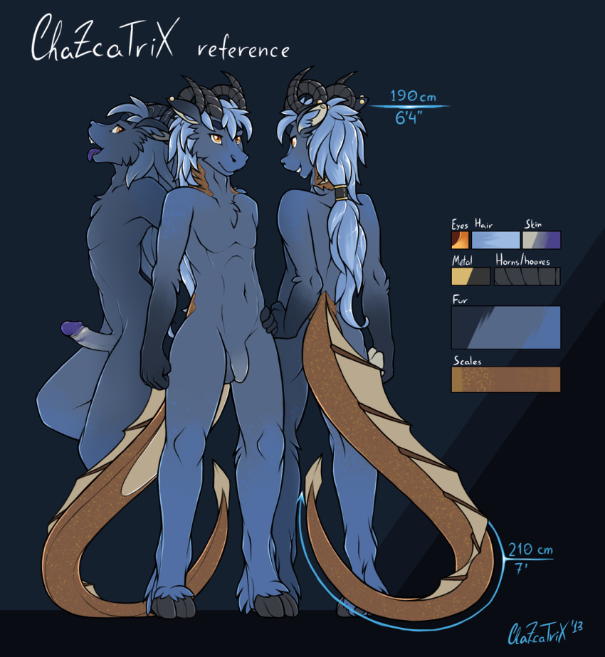chazatrix chazcatrix_(character) erect_penis original original_character penis reference_sheet scalie