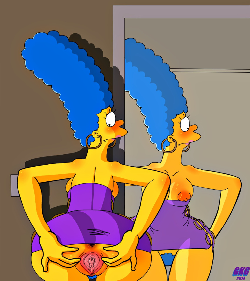 gkg marge_simpson tagme the_simpsons yellow_skin