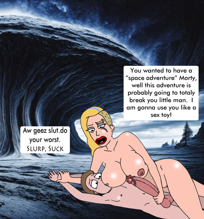 beth_smith big_breasts imminent_incest large_penis morty_smith mother_&amp;_son rick_and_morty sbb space space_beth
