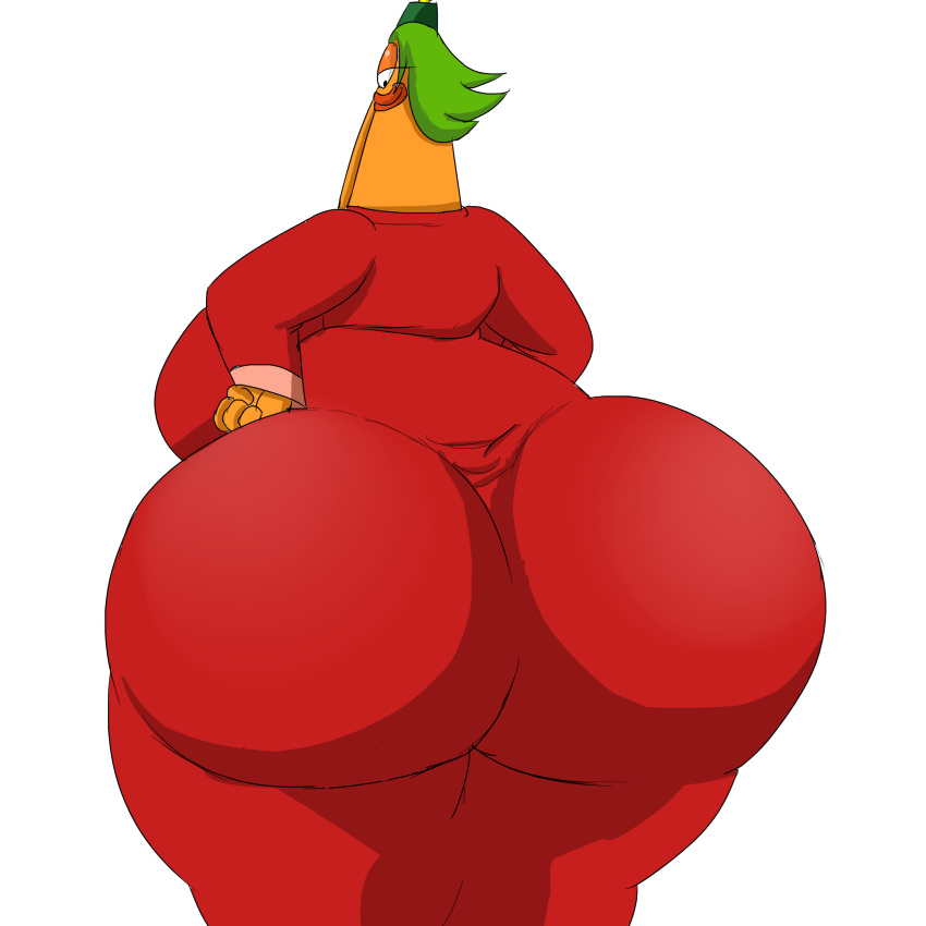 anthro ass big_ass big_breasts breasts cartoon_network chowder_(series) clothes denizen1414 endive female furry happy hips huge_ass huge_breasts humanoid hyper hyper_butt solo wide_hips