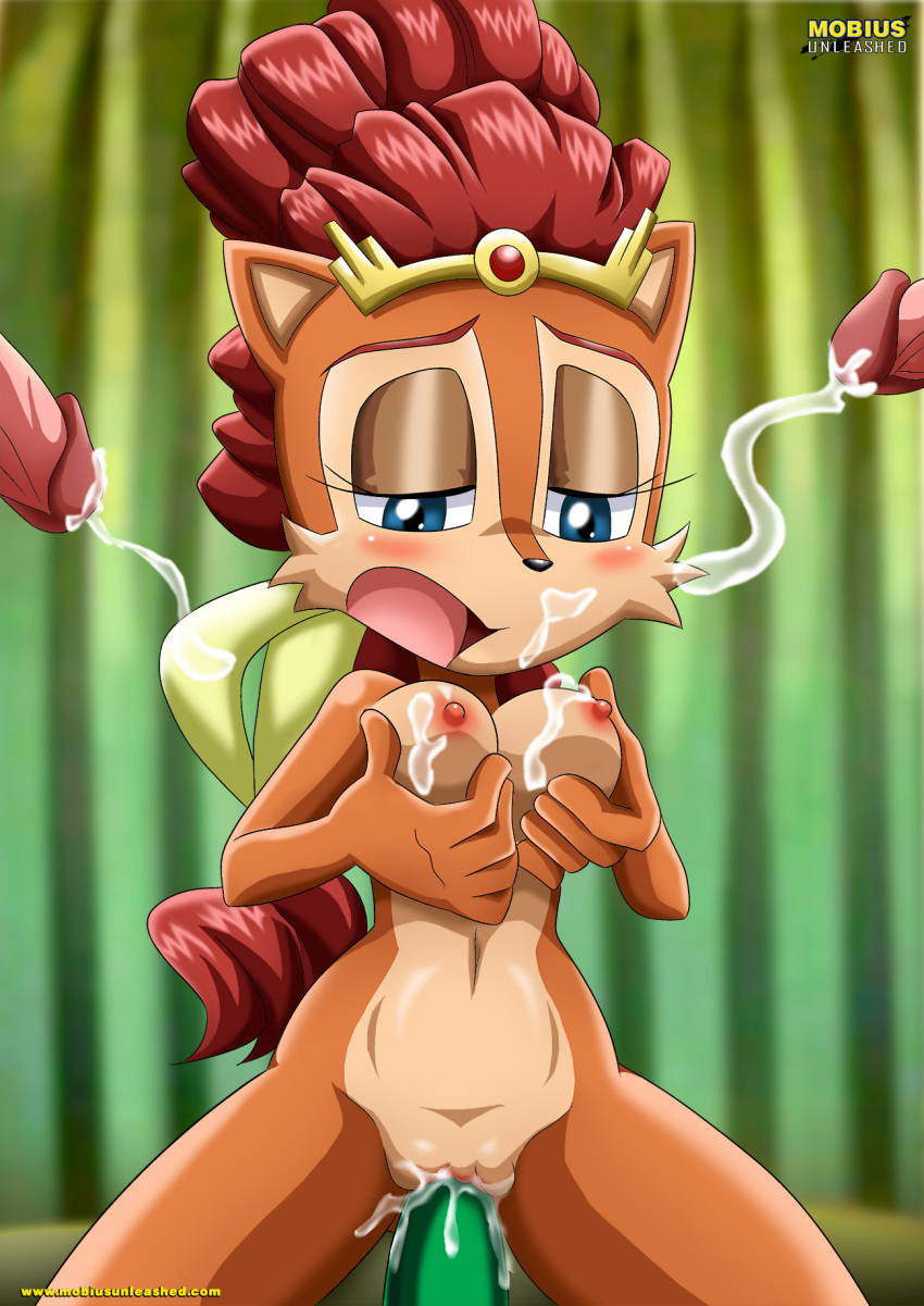 alicia_acorn archie_comics bbmbbf blush breasts mobius_unleashed palcomix sega sonic_(series) sonic_the_hedgehog_(series) tagme