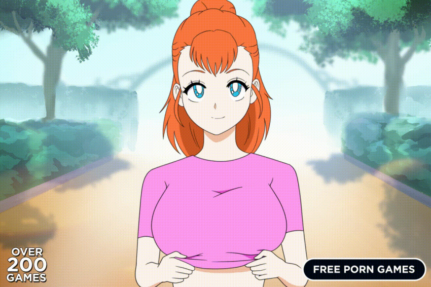 1boy 1girl 1girl 3:2_aspect_ratio ad artist_request blue_eyes blue_skin breast_sucking clothing extremely_large_filesize gif large_filesize magical_girl male nipples orange_hair red_hair semen sex shirt shirt_lift transformation white_hair