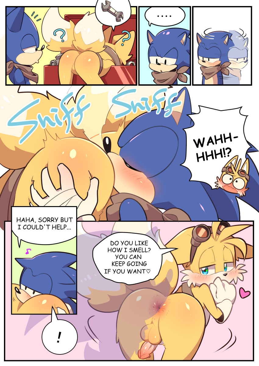 canid canine comic dat_ass eulipotyphlan fox hedgehog hentaib mammal miles_"tails"_prower sega sonic_boom sonic_the_hedgehog sonic_the_hedgehog_(series) tagme yaoi