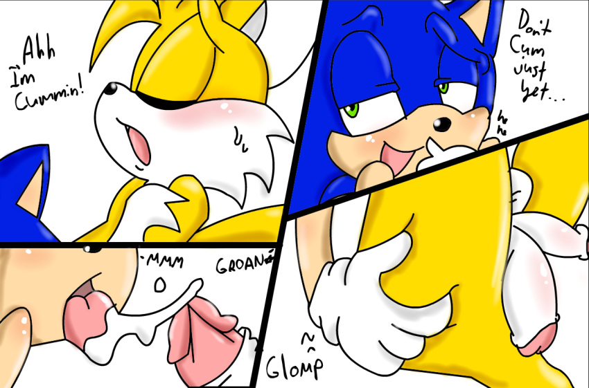 comic green_eyes miles_"tails"_prower perverted_bunny sega sonic_(series) sonic_team sonic_the_hedgehog tail talking text