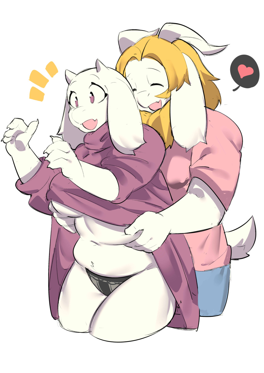 1_girl 1boy 1boy1girl 1girl anthro anthro/anthro anthro_only asgore_dreemurr asgoriel black_panties blonde blonde_hair boss_monster breasts caprine clothes_lift couple curvy_body curvy_female curvy_hips deltarune duo female female_anthro floppy_ears furry furry_female furry_male furry_only goat goat_ears goat_girl goat_horns grabbing_from_behind horns husband husband_and_wife male male/female male_anthro monster panties removing_clothes sexually_suggestive simple_background spoken_heart straight suggestive taking_off_clothes toriel undertale undertale_(series) unknown_artist violation white_background white_fur wife
