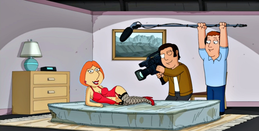 family_guy lois_griffin pubic_hair pussy shoes stockings