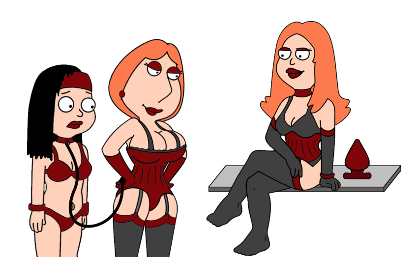 american_dad butt_plug family_guy francine_smith hayley_smith lois_griffin