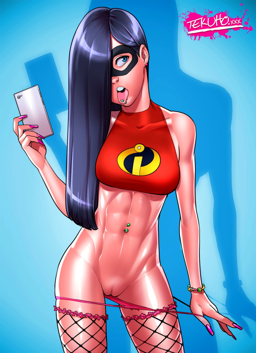 breasts disney pussy stockings tekuho_(artist) the_incredibles violet_parr