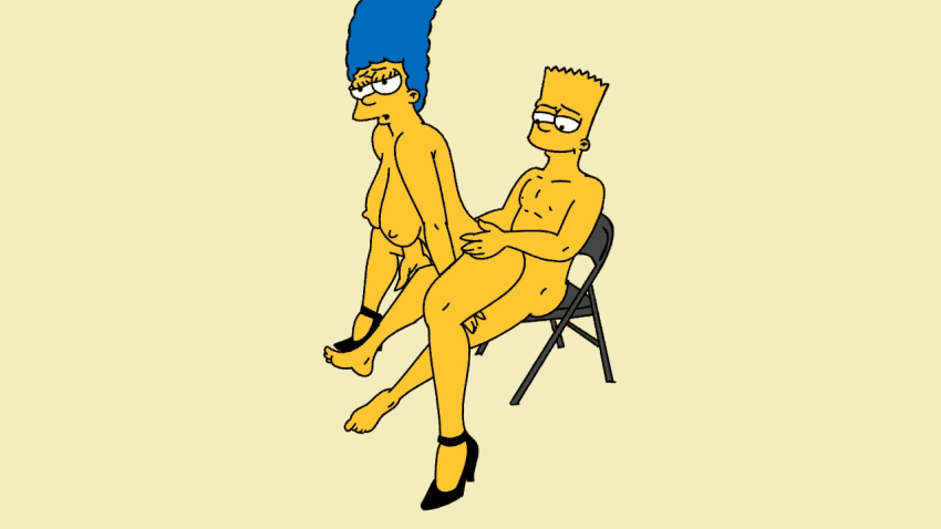 big_ass big_breasts blue_hair breasts fuck gif hair hentai incest marge_simpson mother's_duty mother_and_son nickartist the_simpsons transparent_background yellow_skin