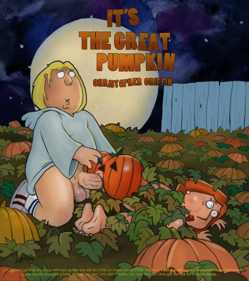 1boy 1girl bobby_luv chris_griffin family_guy female incest lois_griffin male male/female mom_son mother's_duty mother_and_son pumpkin sex