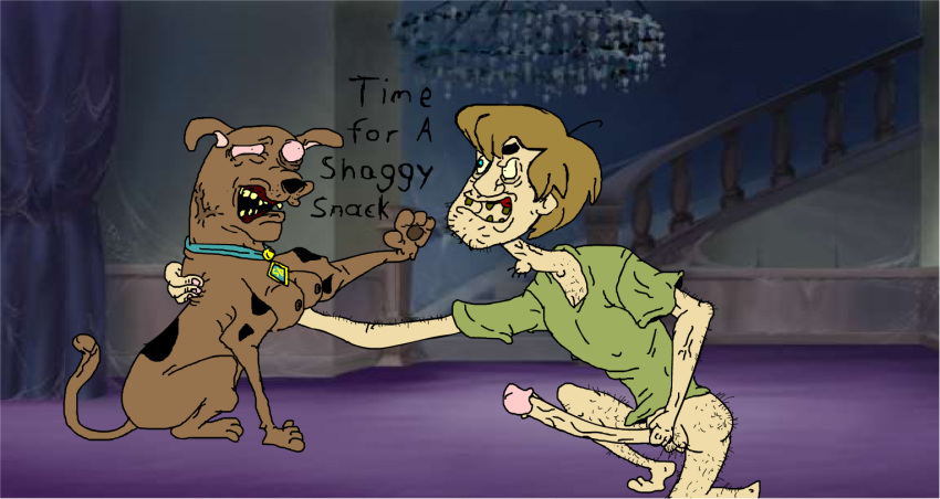 piggypup rule_63 scooby scooby-doo shaggy