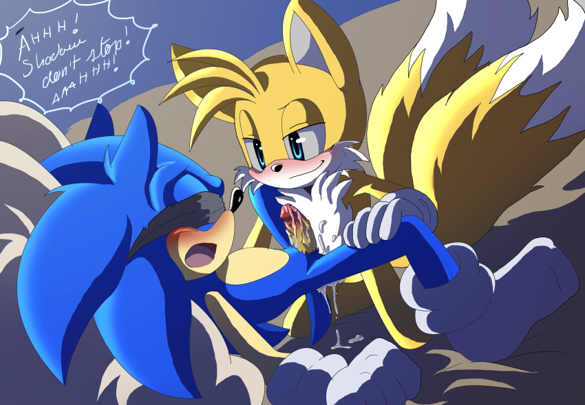 absurd_res anal angelofhapiness anthro cum furry high_res male male/male miles_"tails"_prower sega sex sonic_the_hedgehog
